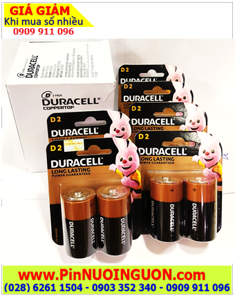 COMBO MUA 01HỘP 6vỉ Pin đại D 1.5v Duracell MN1300-LR20 Alkaline (MẪU MỚI) _Giá chỉ 689.000/HỘP